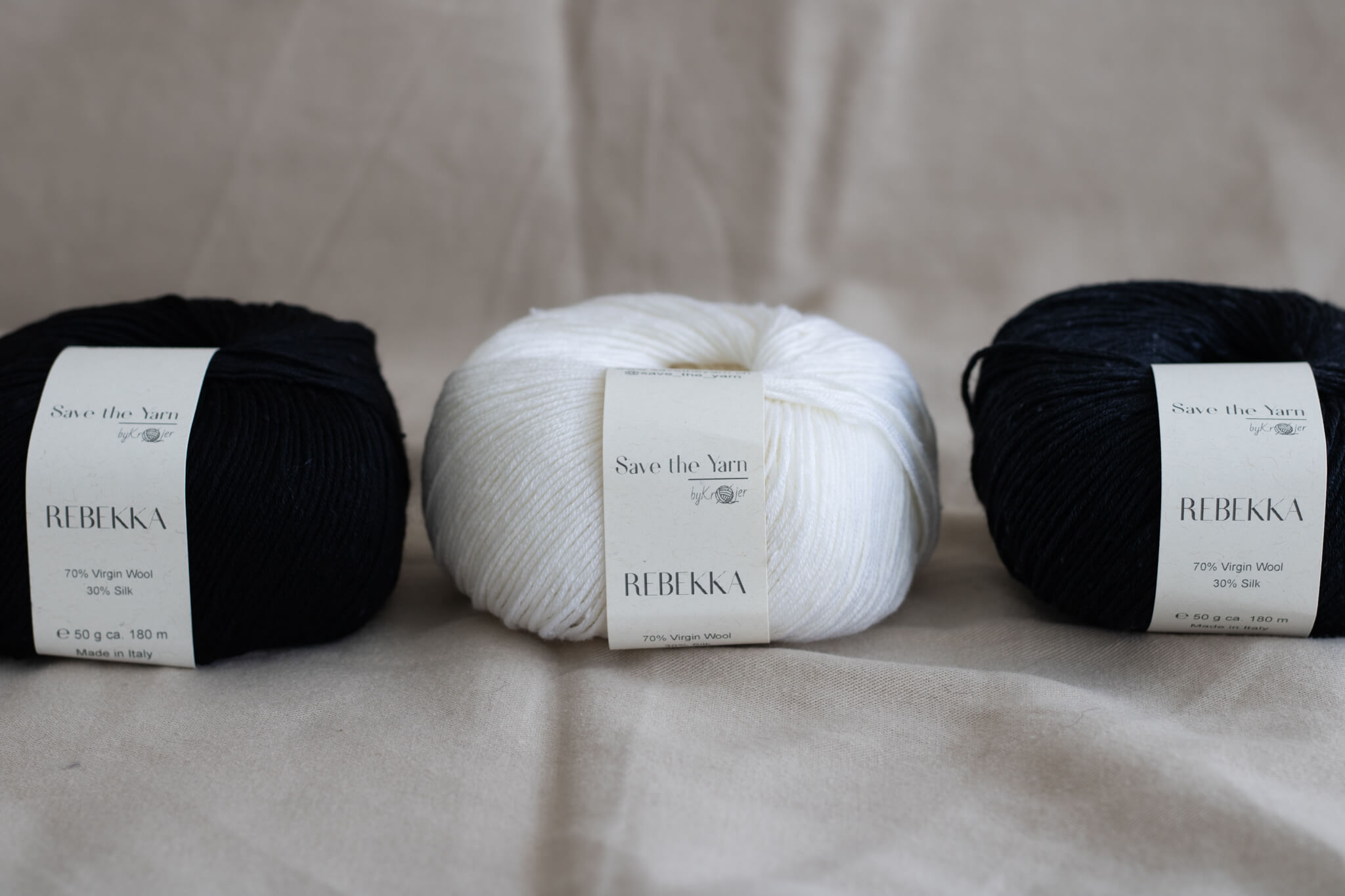 Rebekka - Wolle & Seide Mischung